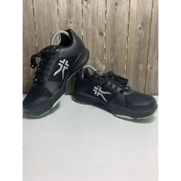 Kuru Womens 10 M Quantum Sneakers Shoes Black Orthotic Walk Gym Work Nursing - Picture 6 of 9